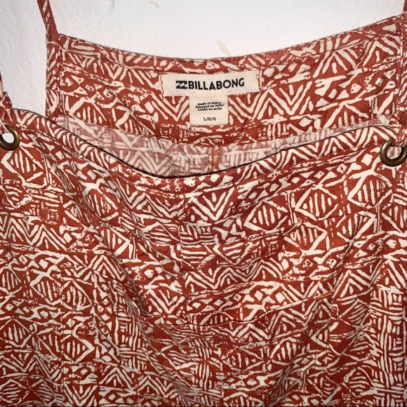 Billabong Wild Pursuit Rust Short Overalls - Picture 5 of 8